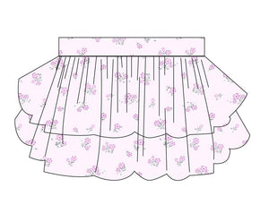 Aisley - Tiered Smocked Skirt
