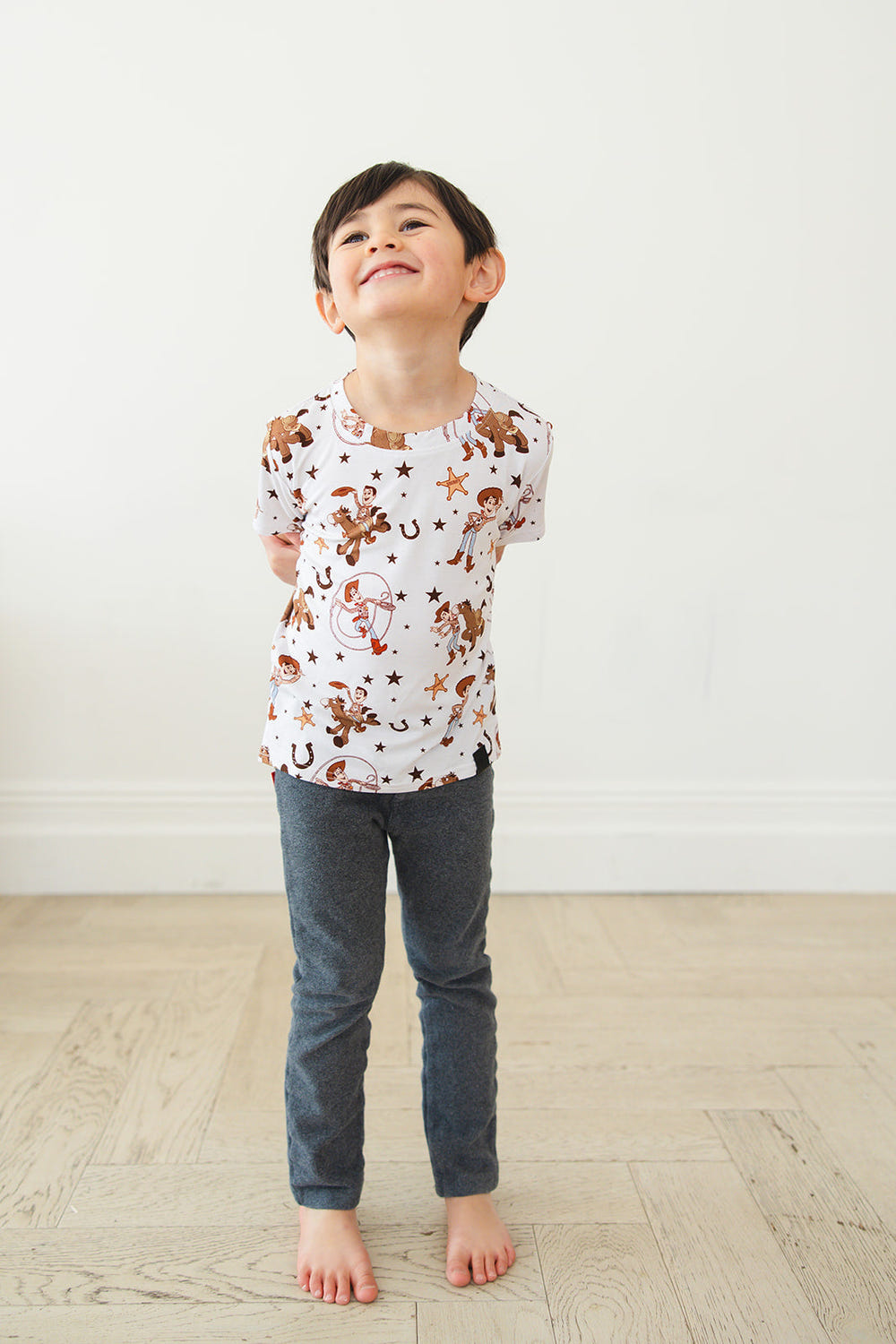 Lasso Legend Bamboo Tee - Stylish nursery decor for babies, made from soft, eco-friendly bamboo fabric.