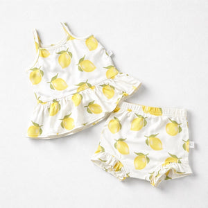 Lemon Bamboo Short Set