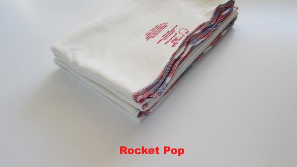 Stretchy flat cloth diapers in various colors, angled view showcasing softness and flexibility for comfortable baby wear.