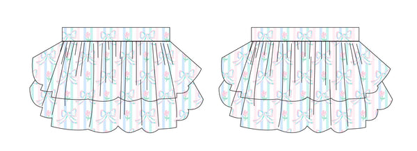 Lila - Tiered Smocked Skirt