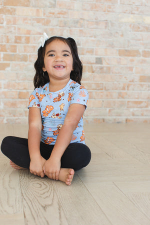 Bamboo tee for nursery decor, showcasing a stylish design from the Lost & Found collection at angle 5.