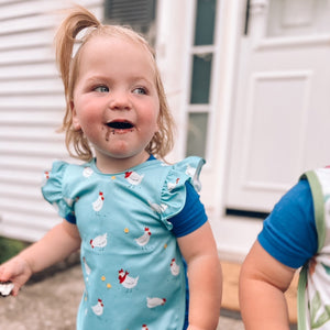 Little Chickies Flutter Bapron SALE **PRESCHOOL SIZE ONLY**