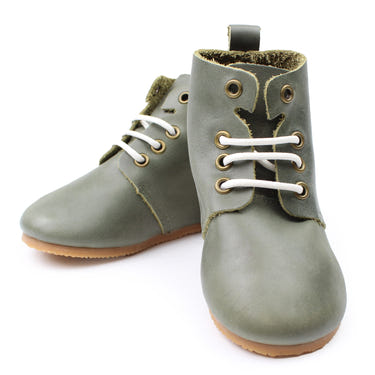 Sage High Top Oxfords for babies with hard sole, stylish and comfortable footwear for little ones.