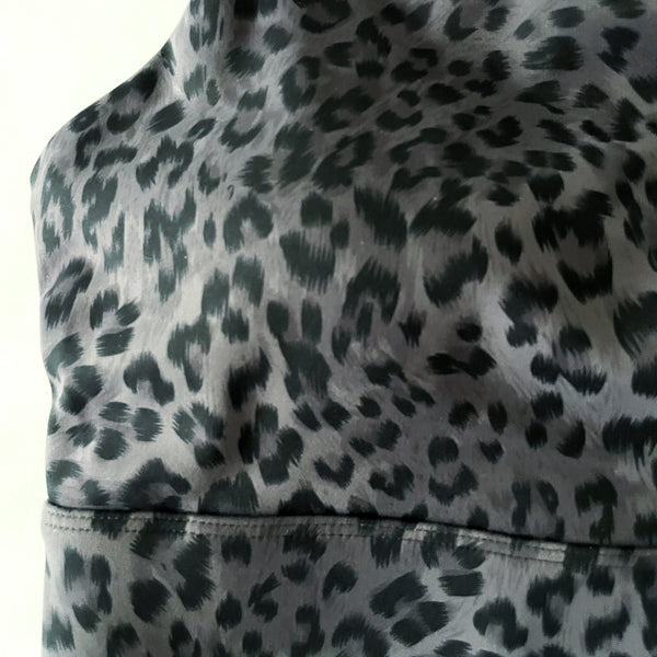 Chloe 4 Running Nursing & Pumping Sports Bra (Gray Leopard)