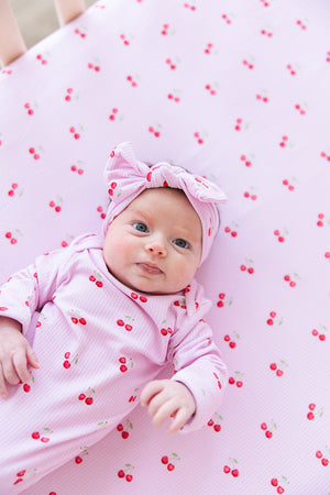 Cherry (ribbed) - Knot Gown