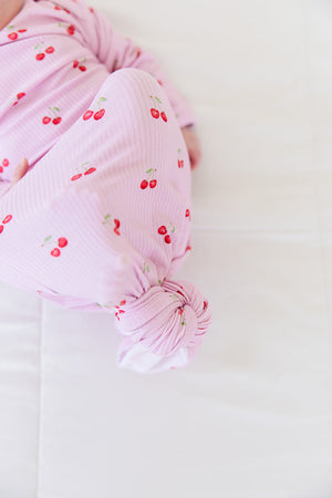 Cherry (ribbed) - Knot Gown