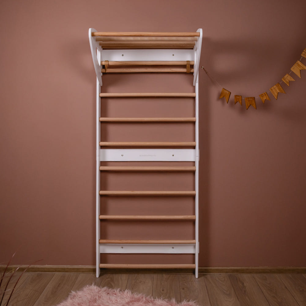 "Swedish Wall for babies: versatile play and exercise equipment for early development and fun."