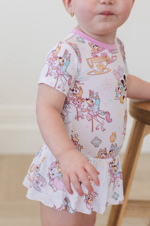 Pastel Park (Cotton Candy) - Bodysuit Dress