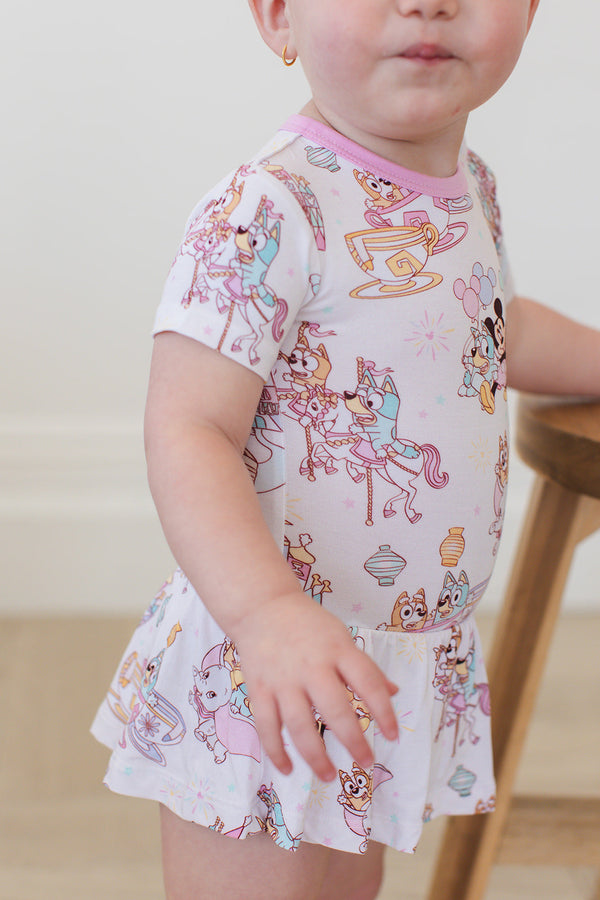 Pastel Park (Cotton Candy) - Bodysuit Dress