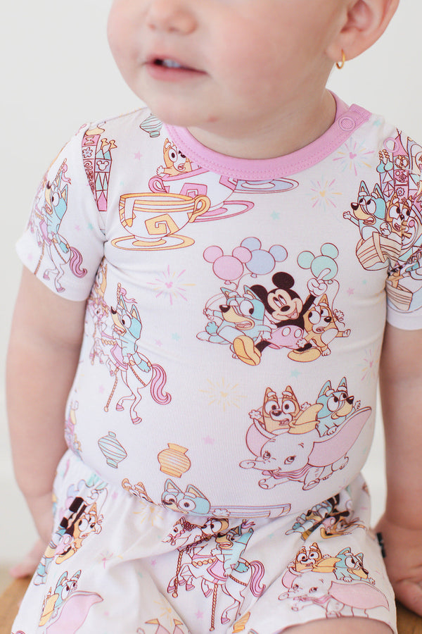 Pastel Park (Cotton Candy) - Bodysuit Dress