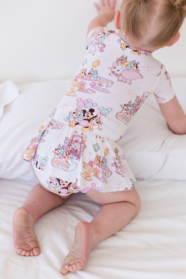 Pastel Park (Cotton Candy) - Bodysuit Dress