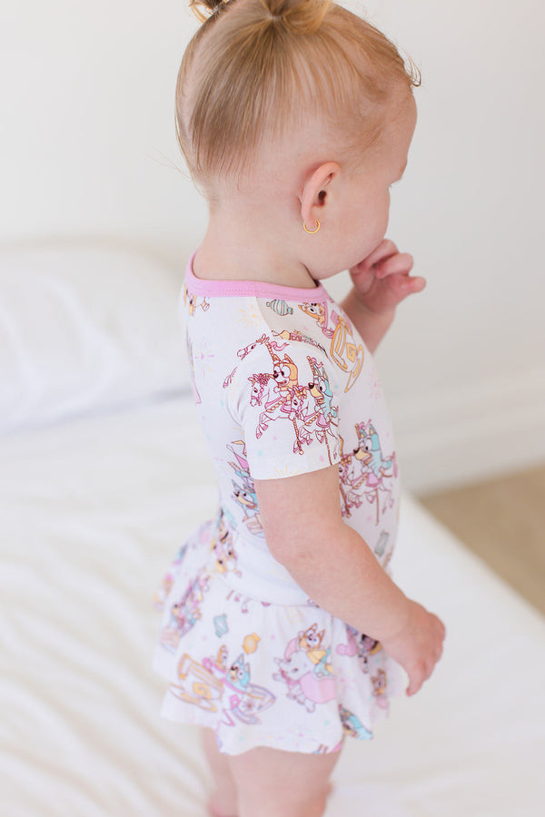 Pastel Park (Cotton Candy) - Bodysuit Dress