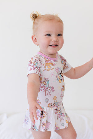 Pastel Park (Cotton Candy) - Bodysuit Dress
