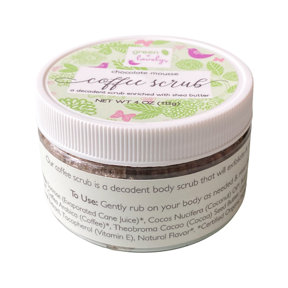 Chocolate Mousse Coffee Scrub - Cellulite Fighting - MOOGCO Baby