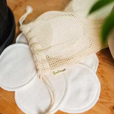 Reusable Bamboo Cotton Facial Rounds - Set of 20