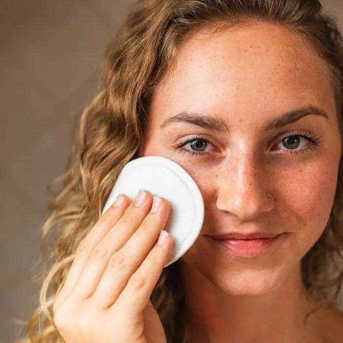 Reusable Bamboo Cotton Facial Rounds - Set of 20