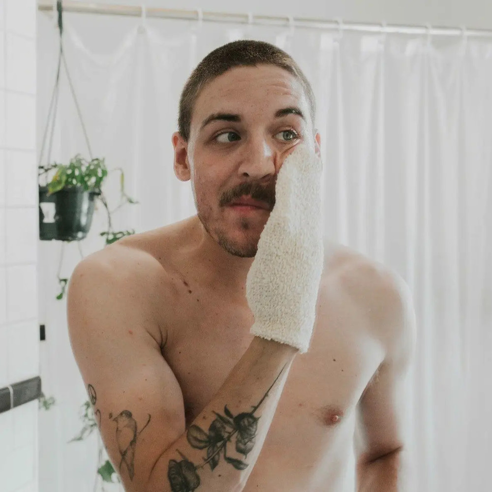Exfoliating Shower + Shaving Mitt