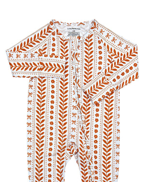 Bamboo Zip Romper | Boho Daisy