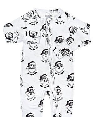 Bamboo Zip Romper | Cool Santa