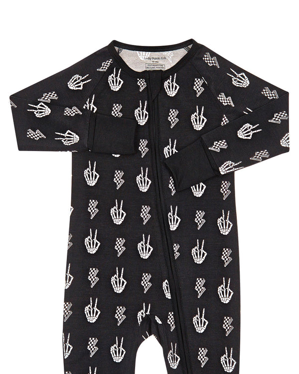 Bamboo Zip Romper | Skelly Vibes