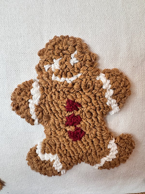 Mini Gingerbread Pillow Cover