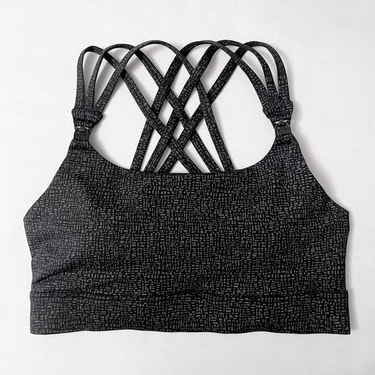 Chloe 4 Running Nursing & Pumping Sports Bra (Black Shimmer)