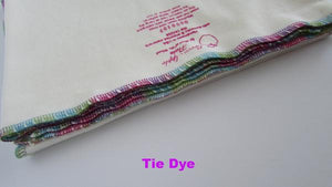 "Stretchy flat cloth diapers in various colors, angled view showcasing softness and flexibility for comfortable baby care."