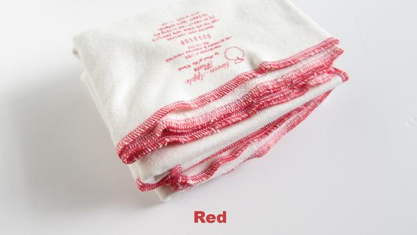 Stretchy flat cloth diapers in various colors, angled view showcasing softness and flexibility for comfortable baby care.