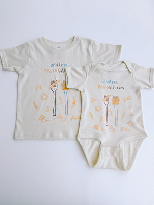 endless pastabilities onesie