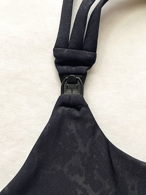 Chloe 4 Running Nursing & Pumping Sports Bra (Metallic Snake Noir)