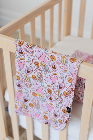 Snacks (PINK) - Lightweight Blanket