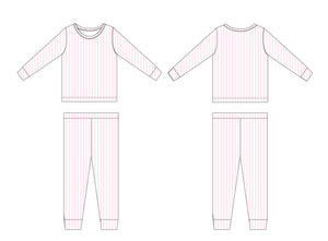 Pink Stripes - Set