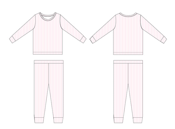 Pink Stripes - Set