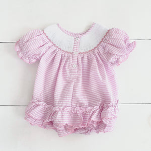 Smocked Birthday Girl Bubble