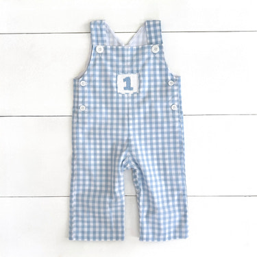 Boys Smocked First Birthday Jon Jon