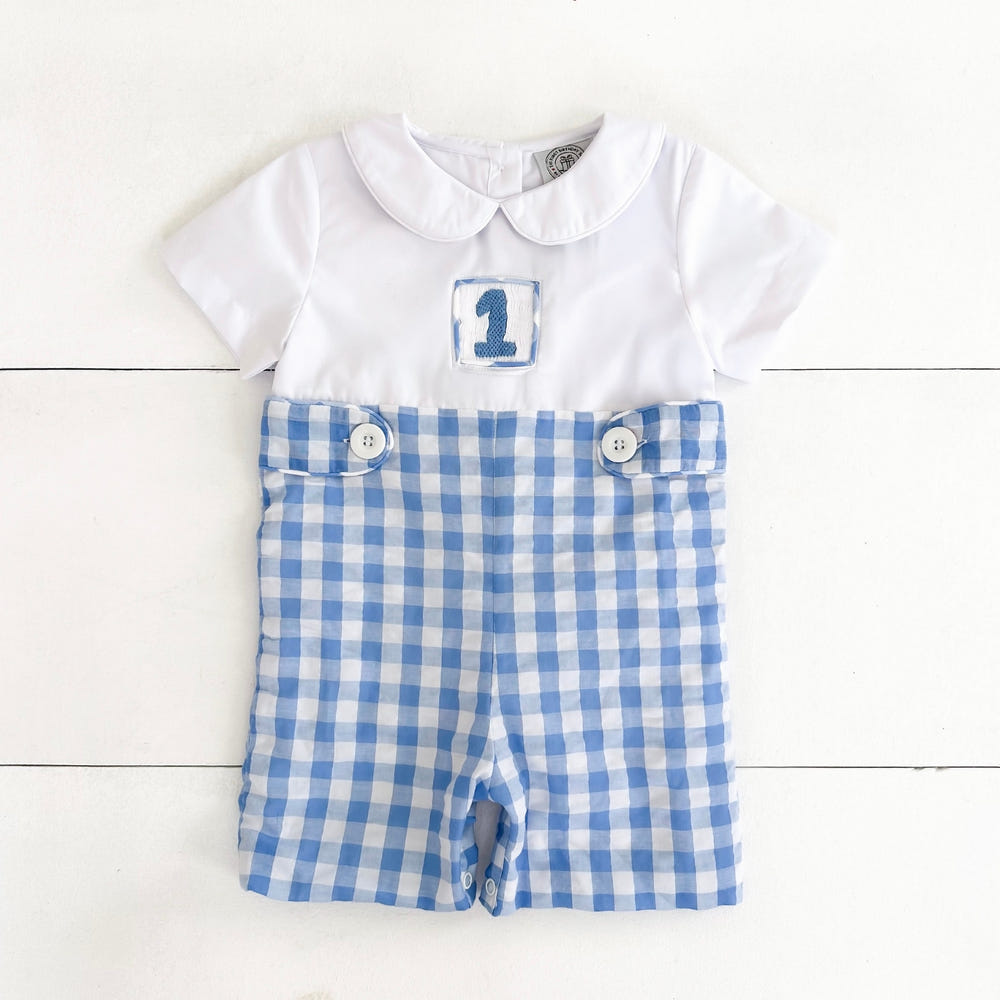Collared first birthday Jon Jon for baby boys, perfect for celebrating their special day in style.
