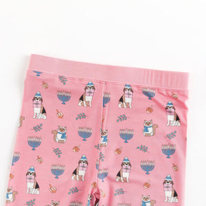 Hanukkah Pets (Long Sleeve PJ) - Pink