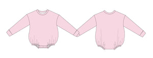 Ballet Pink - Cloud Terry Bubble Sweatshirt