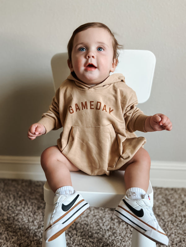 Gameday Hooded Sweatshirt Romper