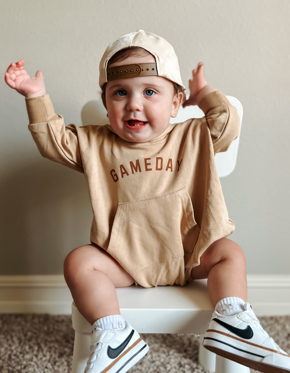 Gameday Hooded Sweatshirt Romper