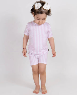 Pink Stripes - Short Set