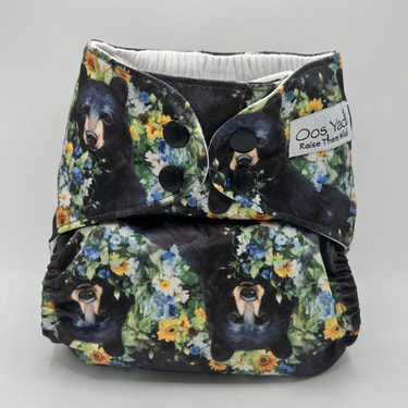 Wilder Cloth Pocket Diaper - Meadow Bears