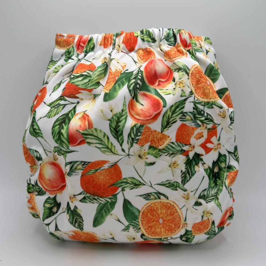 Wilder Cloth Pocket Diaper - Orange that Peachy