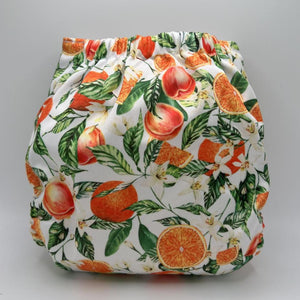 Wilder Cloth Pocket Diaper - Orange that Peachy