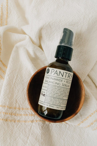 Niacinamide + Rose Facial Serum, 2 oz | Soften, Smooth, Balance + Brighten