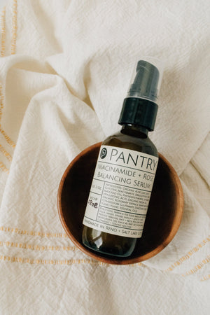 Niacinamide + Rose Facial Serum, 2 oz | Soften, Smooth, Balance + Brighten