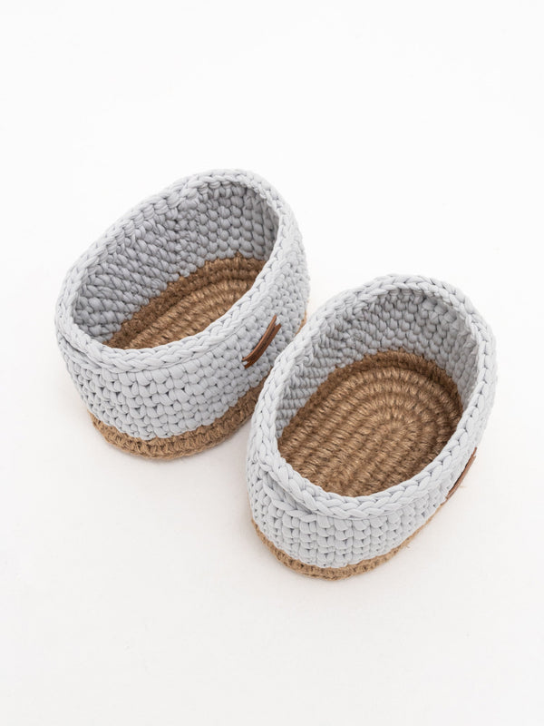 Diaper Caddy with Jute Accent