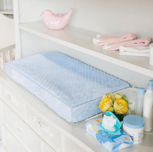 LELLBABY™ 6mm Thick Premier Edition Acrylic Diaper Changing Tray at an angle, perfect for stylish and safe diaper changes.
