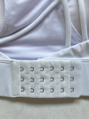 Océane 2 - Medium Support Nursing Sport Bra No Pumping (Blanc)